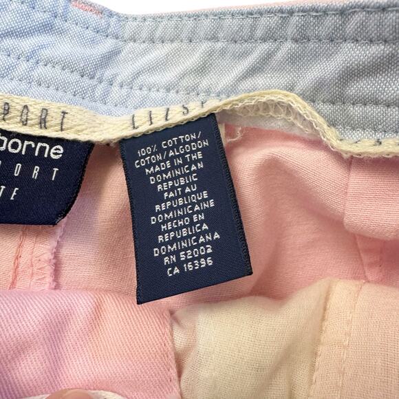 VTG Liz Sport Pink High Waisted High Rise Mom Shorts Pleated Size 12 Petite 12P - Picture 7 of 16